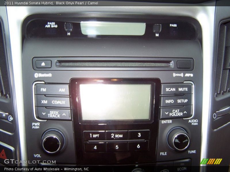 Black Onyx Pearl / Camel 2011 Hyundai Sonata Hybrid