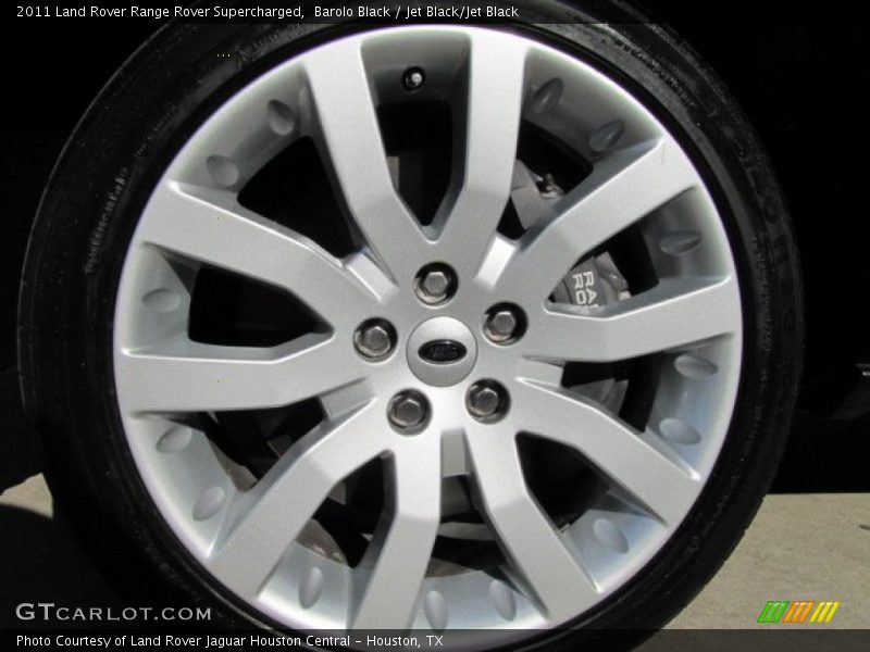 Barolo Black / Jet Black/Jet Black 2011 Land Rover Range Rover Supercharged