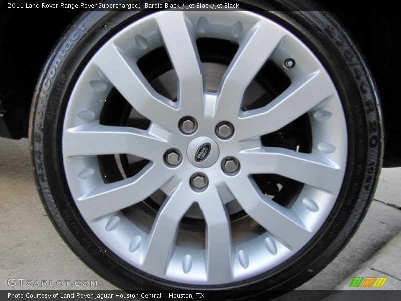 Barolo Black / Jet Black/Jet Black 2011 Land Rover Range Rover Supercharged