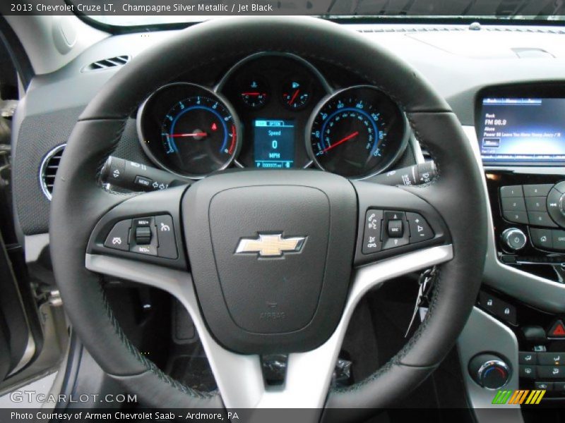 Champagne Silver Metallic / Jet Black 2013 Chevrolet Cruze LT