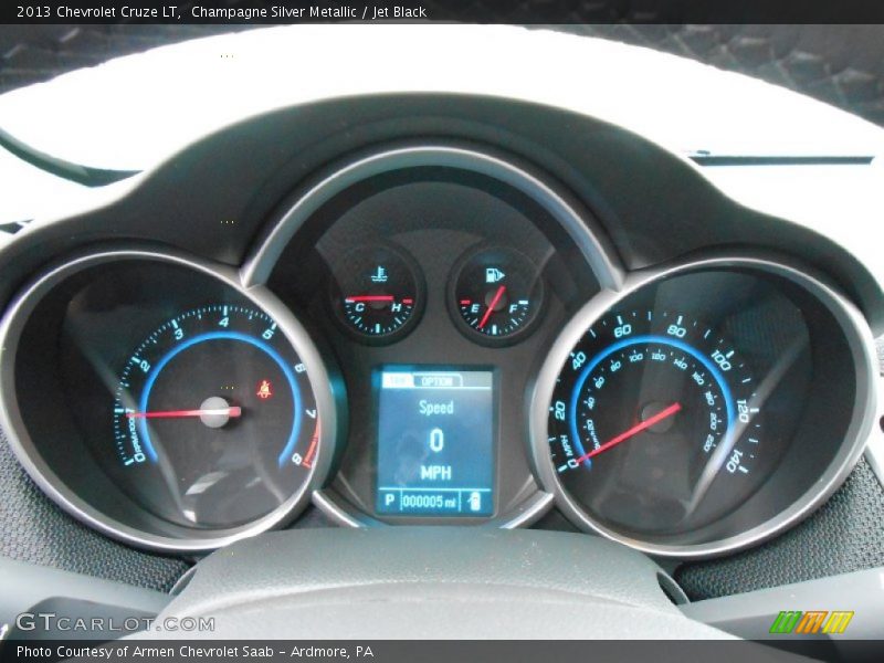 Champagne Silver Metallic / Jet Black 2013 Chevrolet Cruze LT