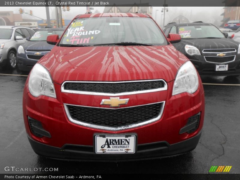 Crystal Red Tintcoat / Jet Black 2013 Chevrolet Equinox LT