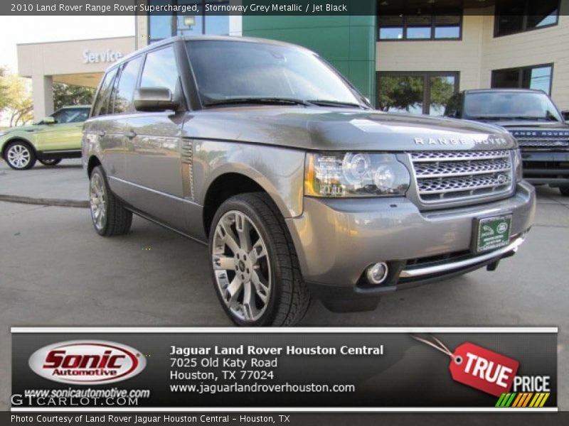Stornoway Grey Metallic / Jet Black 2010 Land Rover Range Rover Supercharged