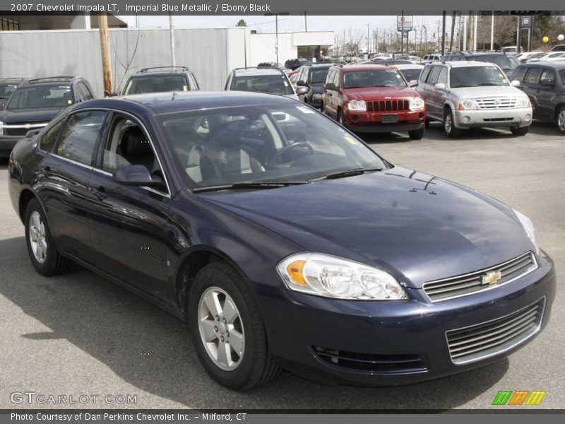 Imperial Blue Metallic / Ebony Black 2007 Chevrolet Impala LT