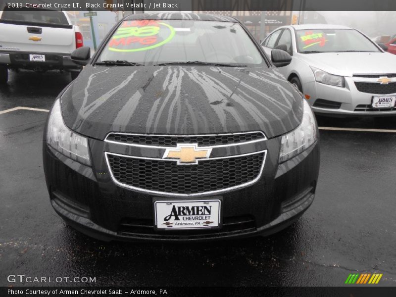 Black Granite Metallic / Jet Black 2013 Chevrolet Cruze LT
