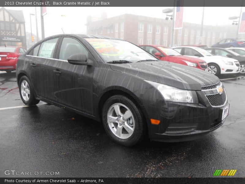 Black Granite Metallic / Jet Black 2013 Chevrolet Cruze LT