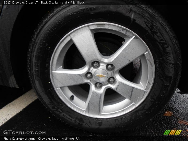 Black Granite Metallic / Jet Black 2013 Chevrolet Cruze LT