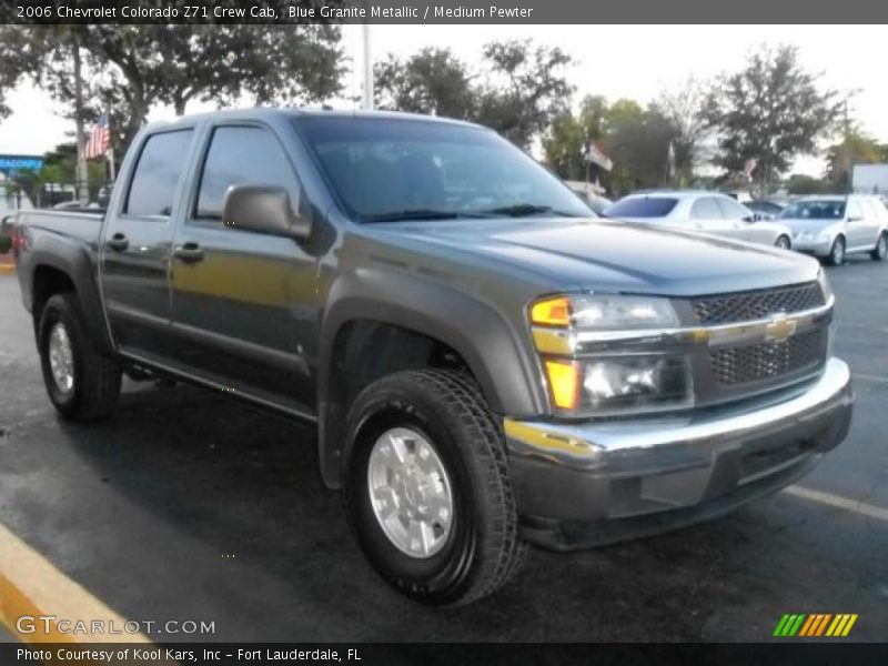 Blue Granite Metallic / Medium Pewter 2006 Chevrolet Colorado Z71 Crew Cab