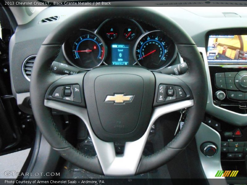 Black Granite Metallic / Jet Black 2013 Chevrolet Cruze LT