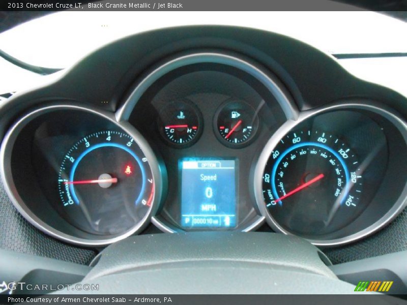 Black Granite Metallic / Jet Black 2013 Chevrolet Cruze LT