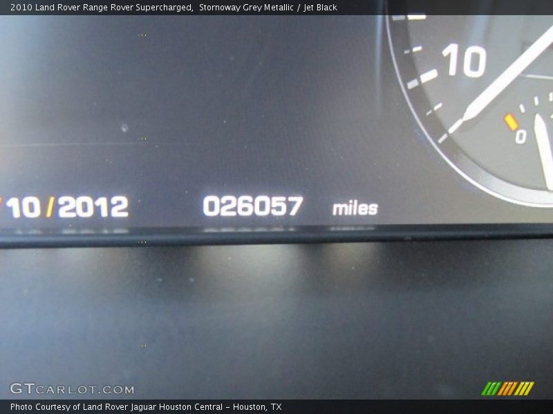 Stornoway Grey Metallic / Jet Black 2010 Land Rover Range Rover Supercharged
