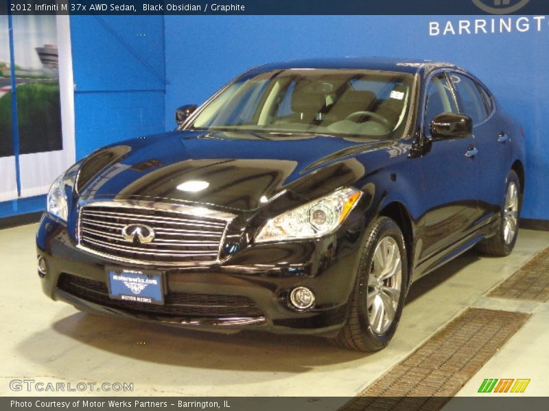 Black Obsidian / Graphite 2012 Infiniti M 37x AWD Sedan