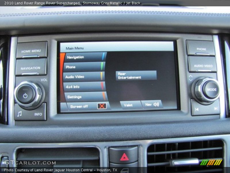 Stornoway Grey Metallic / Jet Black 2010 Land Rover Range Rover Supercharged