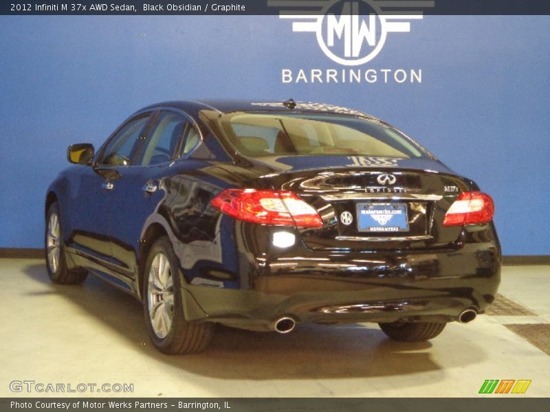 Black Obsidian / Graphite 2012 Infiniti M 37x AWD Sedan