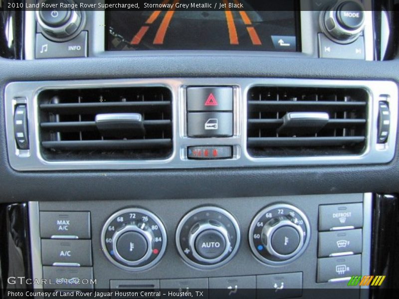 Stornoway Grey Metallic / Jet Black 2010 Land Rover Range Rover Supercharged