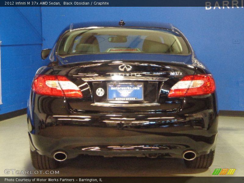 Black Obsidian / Graphite 2012 Infiniti M 37x AWD Sedan