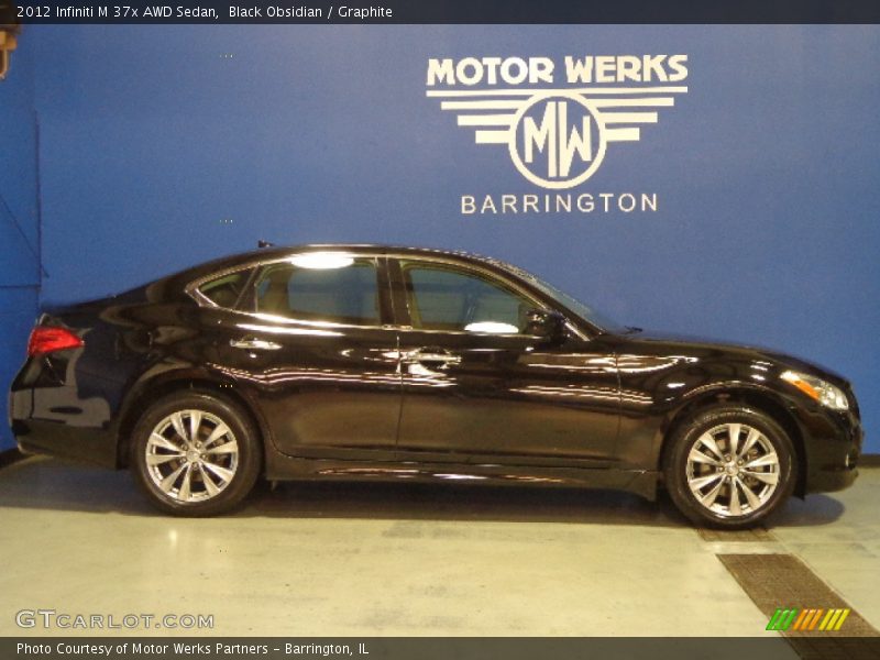 Black Obsidian / Graphite 2012 Infiniti M 37x AWD Sedan