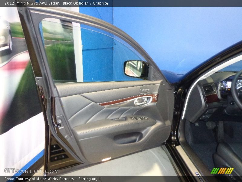 Black Obsidian / Graphite 2012 Infiniti M 37x AWD Sedan