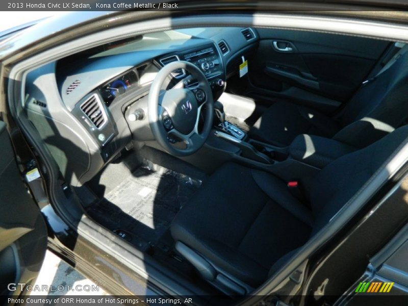 Kona Coffee Metallic / Black 2013 Honda Civic LX Sedan