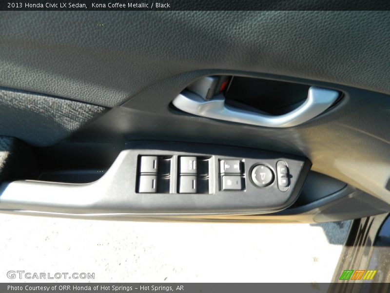 Kona Coffee Metallic / Black 2013 Honda Civic LX Sedan