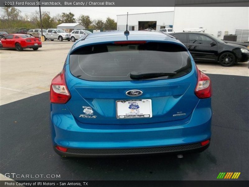Blue Candy / Charcoal Black 2013 Ford Focus SE Hatchback