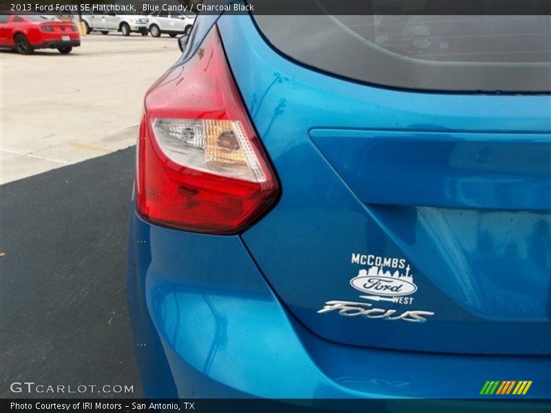 Blue Candy / Charcoal Black 2013 Ford Focus SE Hatchback