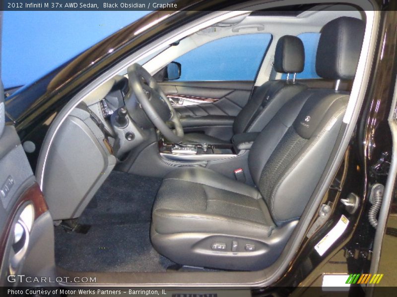 Black Obsidian / Graphite 2012 Infiniti M 37x AWD Sedan