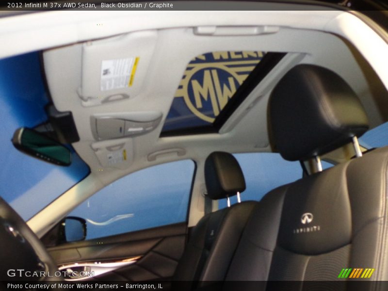 Black Obsidian / Graphite 2012 Infiniti M 37x AWD Sedan