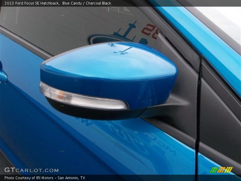 Blue Candy / Charcoal Black 2013 Ford Focus SE Hatchback
