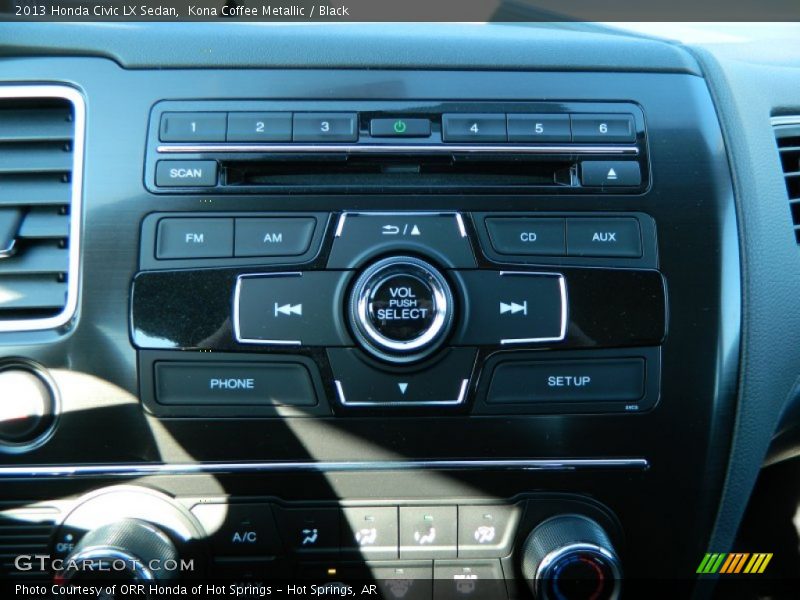 Controls of 2013 Civic LX Sedan