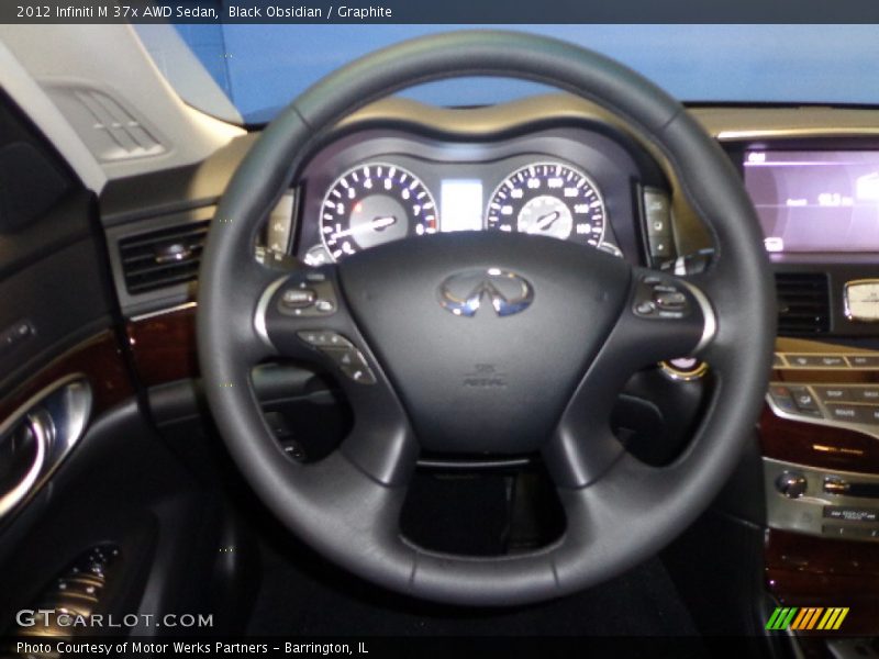 Black Obsidian / Graphite 2012 Infiniti M 37x AWD Sedan