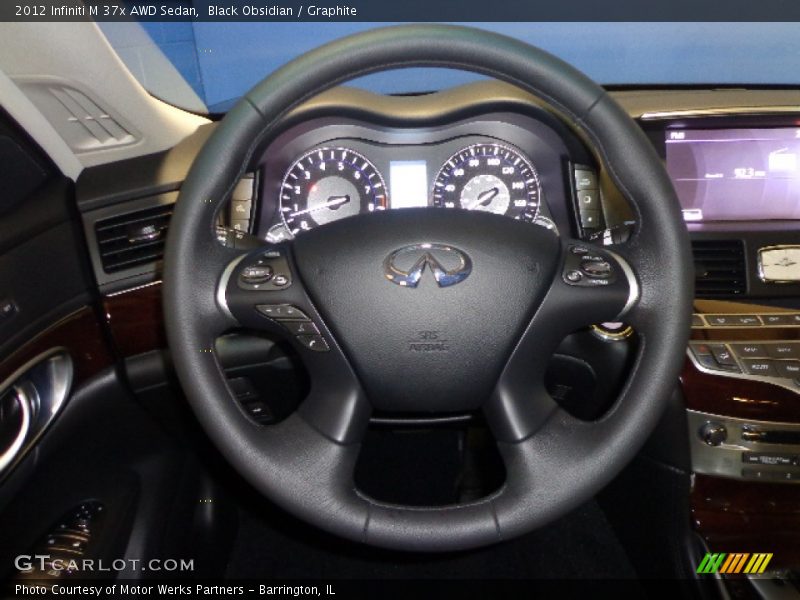 Black Obsidian / Graphite 2012 Infiniti M 37x AWD Sedan