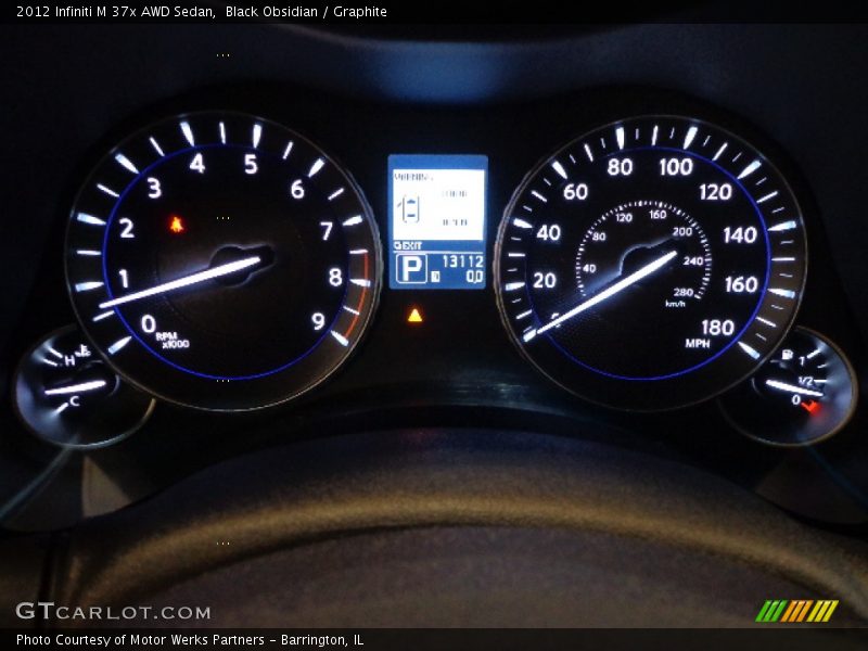 Black Obsidian / Graphite 2012 Infiniti M 37x AWD Sedan