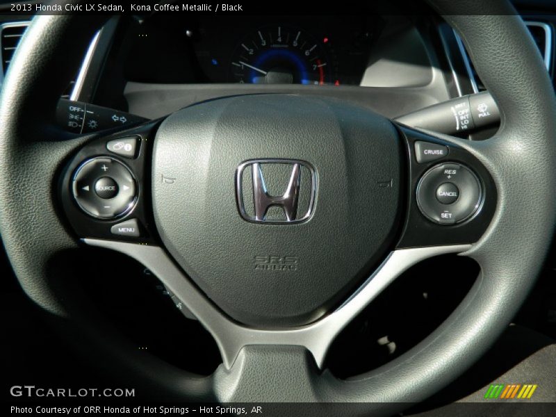 Controls of 2013 Civic LX Sedan