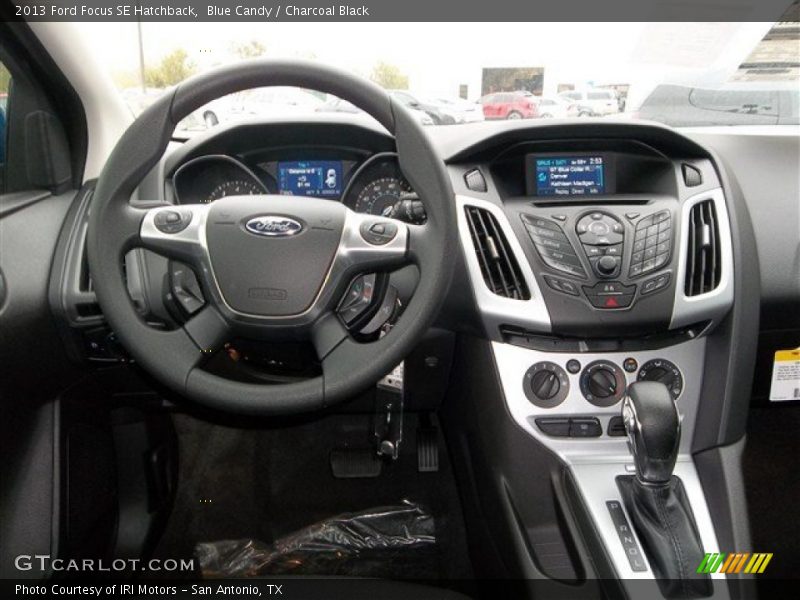 Blue Candy / Charcoal Black 2013 Ford Focus SE Hatchback