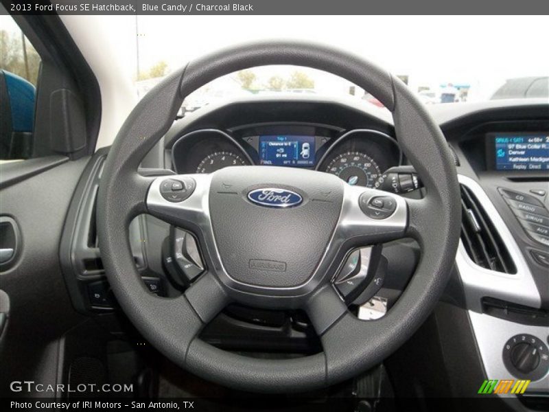 Blue Candy / Charcoal Black 2013 Ford Focus SE Hatchback