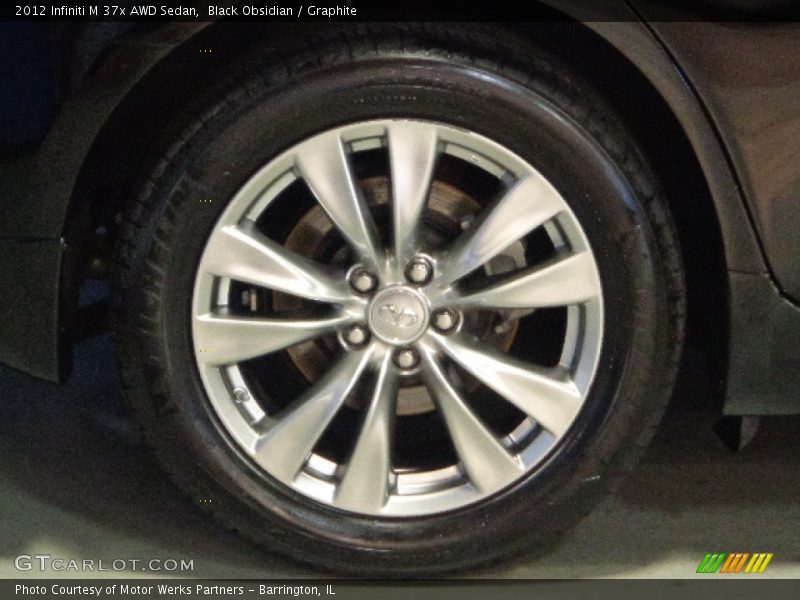Black Obsidian / Graphite 2012 Infiniti M 37x AWD Sedan