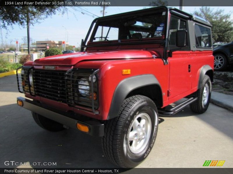 Front 3/4 View of 1994 Defender 90 Soft Top