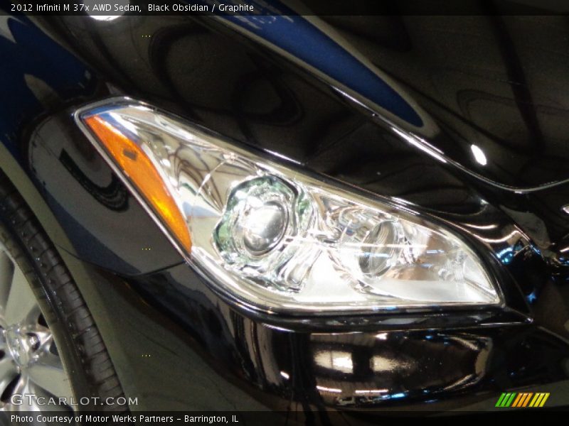 Black Obsidian / Graphite 2012 Infiniti M 37x AWD Sedan