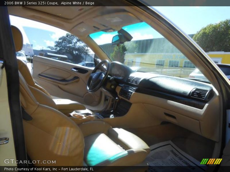 Alpine White / Beige 2006 BMW 3 Series 325i Coupe