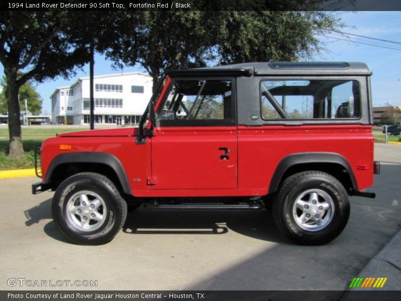  1994 Defender 90 Soft Top Portofino Red