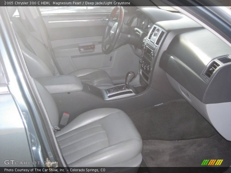 Magnesium Pearl / Deep Jade/Light Graystone 2005 Chrysler 300 C HEMI