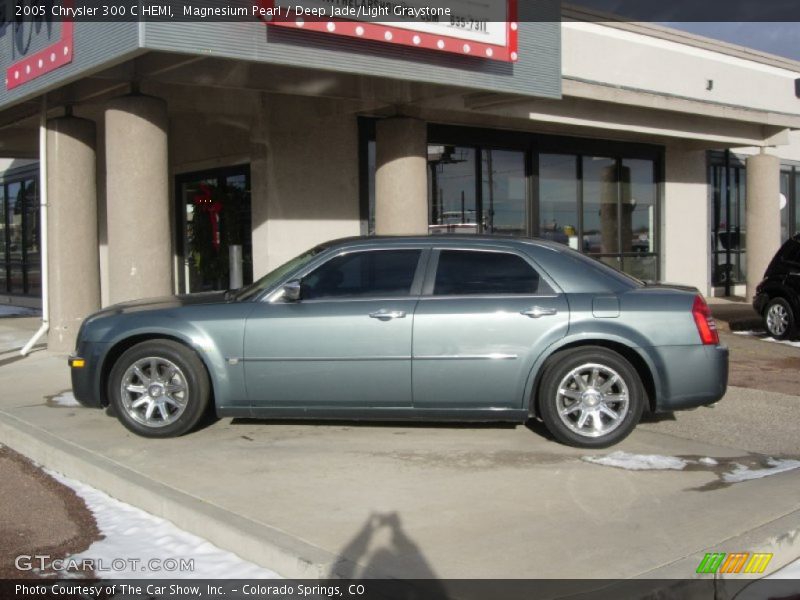 Magnesium Pearl / Deep Jade/Light Graystone 2005 Chrysler 300 C HEMI