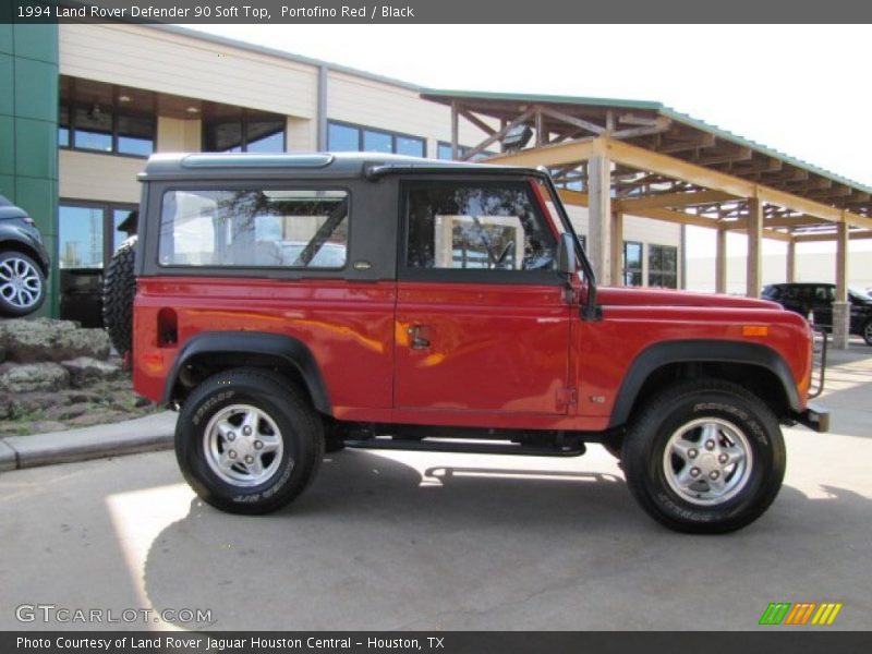  1994 Defender 90 Soft Top Portofino Red