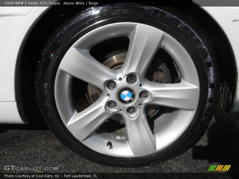 Alpine White / Beige 2006 BMW 3 Series 325i Coupe