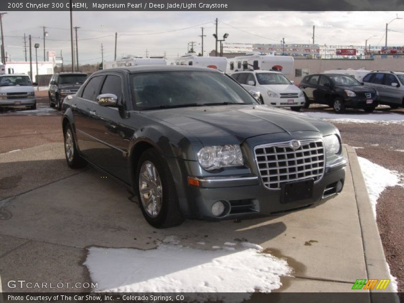 Magnesium Pearl / Deep Jade/Light Graystone 2005 Chrysler 300 C HEMI