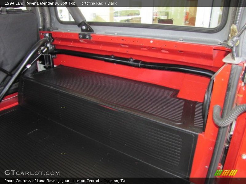 Rear Seat of 1994 Defender 90 Soft Top