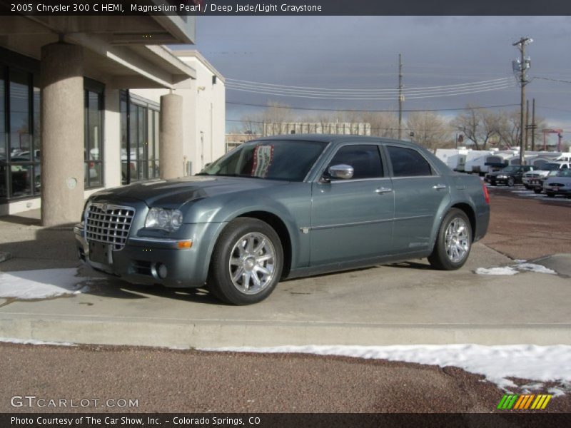 Magnesium Pearl / Deep Jade/Light Graystone 2005 Chrysler 300 C HEMI