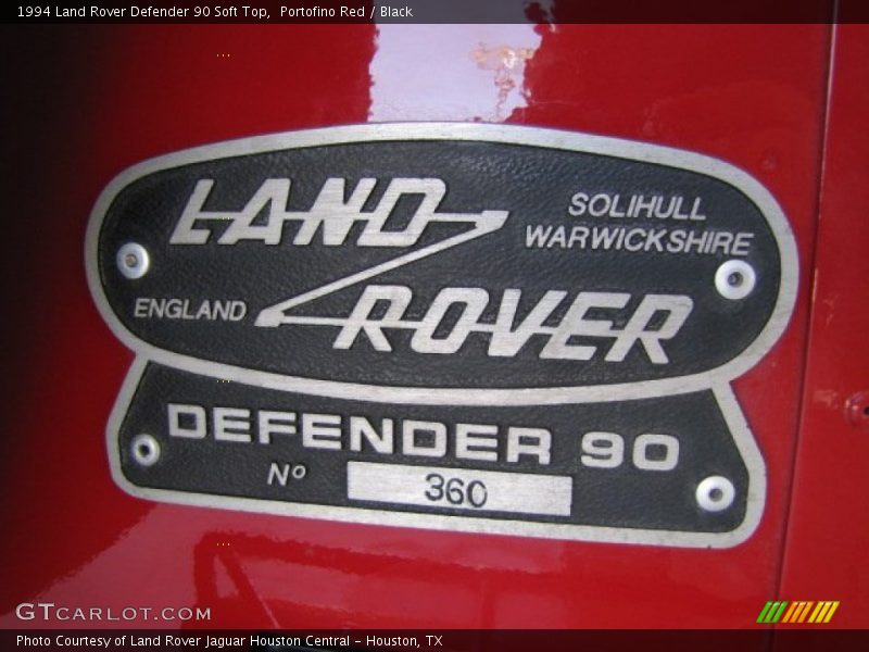  1994 Defender 90 Soft Top Logo