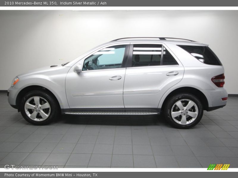 Iridium Silver Metallic / Ash 2010 Mercedes-Benz ML 350